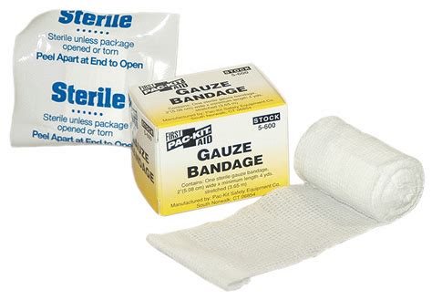 FIRST AID ONLY, Sterile, White, Stretch Gauze - 39N983|5-600 - Grainger