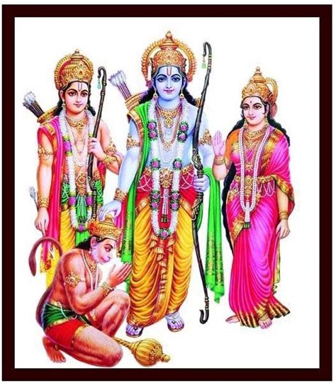 Lord Rama Sita and Lakshmana - 6 Canvas Art - Religious posters in ...