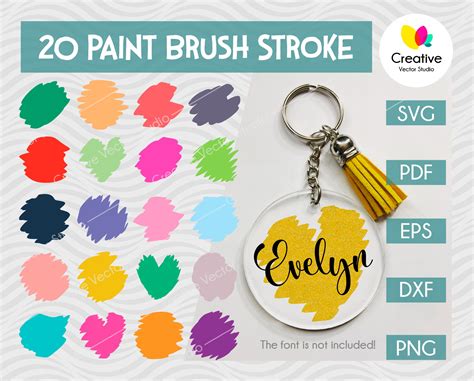 Paint Brush Stroke SVG Bundle | Creative Vector Studio