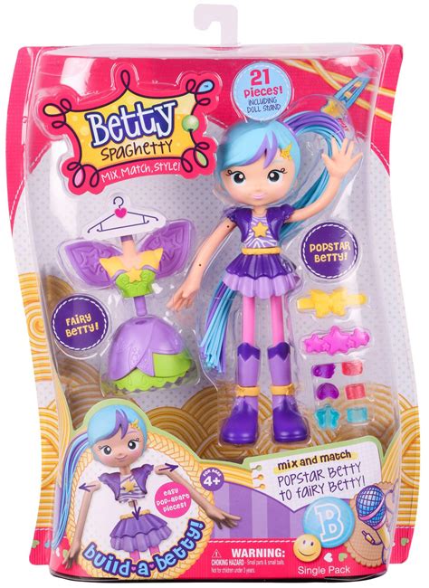 Betty Spaghetty 21-Pieces Pop Star Betty Toy | Walmart Canada