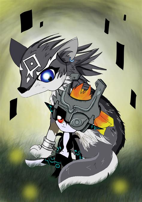 Midna and wolf link by ZemlaSaga on DeviantArt