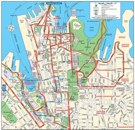 Sydney map - City of sydney map (Australia)