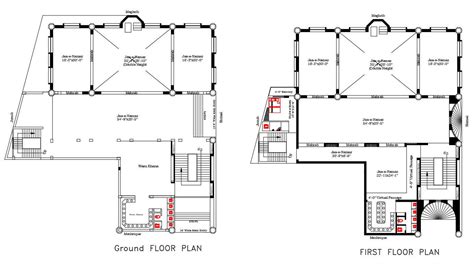 Mosque Layout Plan Drawing Download DWG File - Cadbull