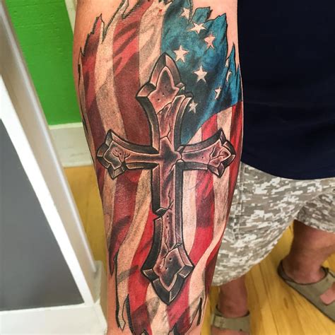 85+ Best Patriotic American Flag Tattoos — I Love USA (2019)