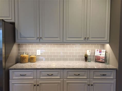 Smoke Glass Subway Tile | 1000 | White kitchen tiles, Kitchen remodel ...