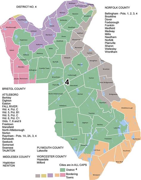 District 4 Map | Massachusetts Republican Assembly