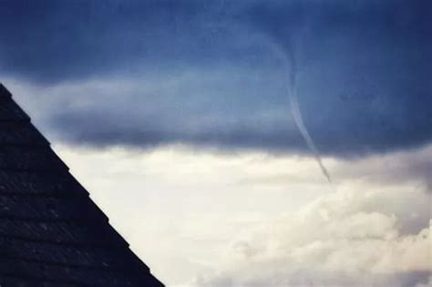 'Tornado'-shaped cloud forms over Nottinghamshire - Nottinghamshire Live