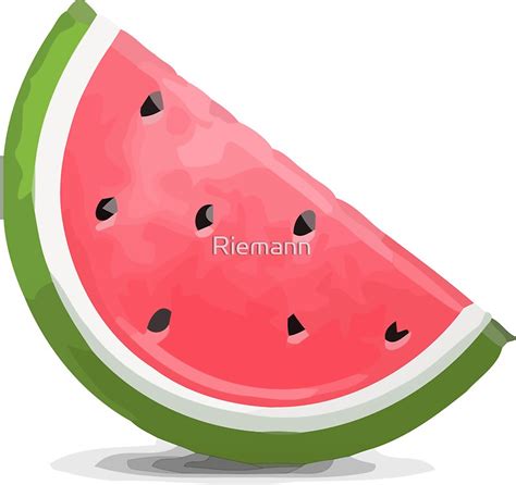 "Watermelon Emoji" Stickers by Riemann | Redbubble