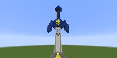 MASTER SWORD 3D BUILD Minecraft Project