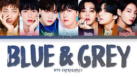 BTS Blue & Grey Lyrics [Color Coded Lyrics/Han/Rom/Eng] Chords - Chordify