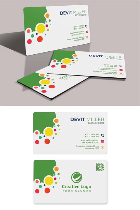 Colorful Business Card on Behance