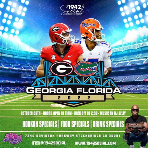 Georgia Bulldogs vs Florida Gators - Featuring DJ Jelly