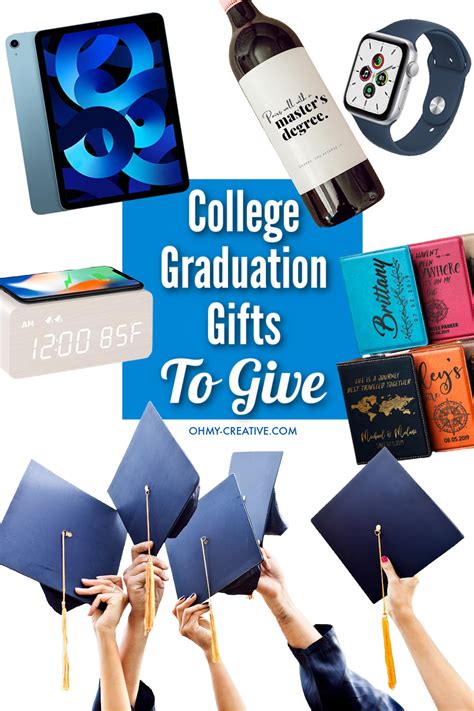 College Graduation Gifts To Celebrate Their Achievements - Oh My Creative