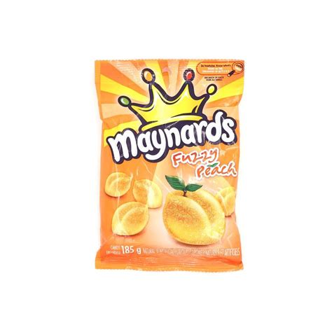 Maynards Gummy Fuzzy Peach Candy, 185g, 12 pack {Imported from Canada ...