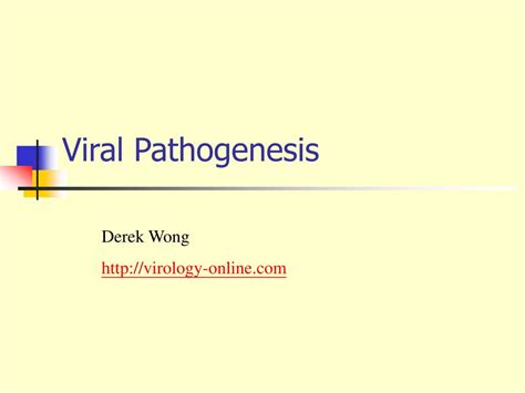 PPT - Viral Pathogenesis PowerPoint Presentation, free download - ID:219663