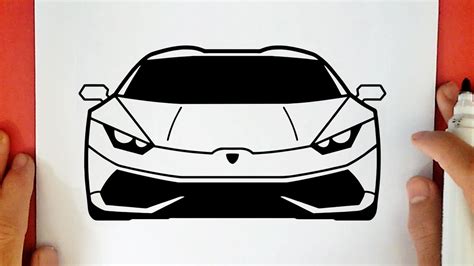 COMO DIBUJAR UN LAMBORGHINI HURACAN