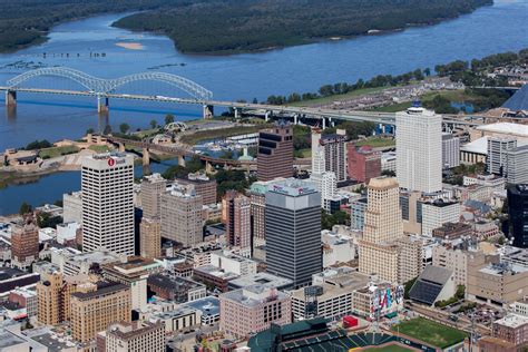 Aerial Downtown Memphis - Video Production Memphis