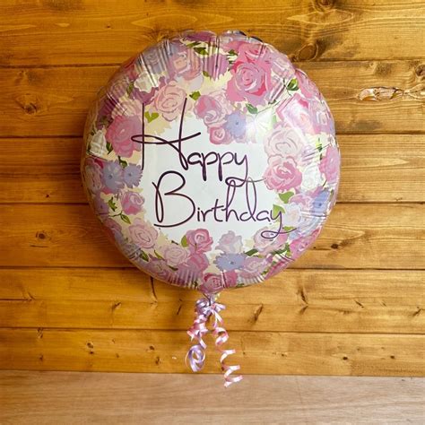 Pink Happy Birthday Balloon – buy online or call 01353 721336