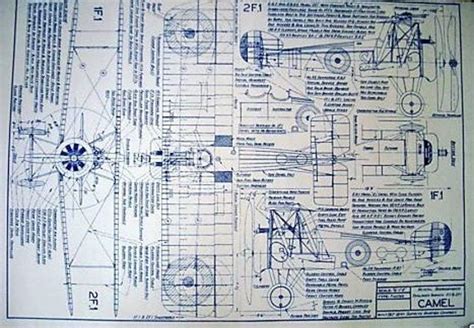 WW I Sopwith Camel Blueprint by BlueprintPlace on Etsy