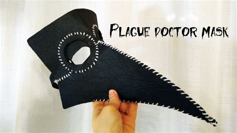 Plague doctor mask tutorial and free printable template 2019 - YouTube