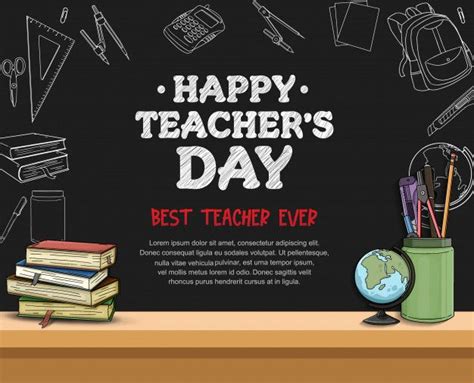 Premium Vector | Happy teacher's day banner template | Happy teachers ...