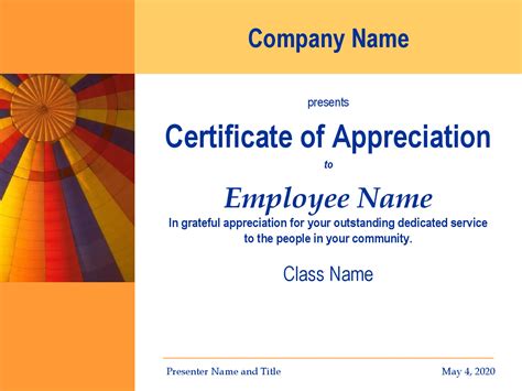 30 Free Certificate of Appreciation Templates and Letters