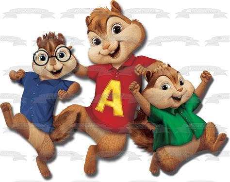 Alvin and the Chipmunks Simon Theodore Edible Cake Topper Image ABPID0 ...