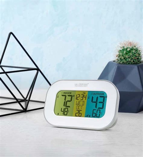 Indoor/Outdoor Temperature and Humidity Monitoring Station | Wind and ...