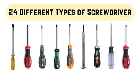 Flat Head Screwdriver Sizes