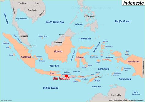 Gili Islands Map | Indonesia | Detailed Maps of Gili Islands (Gili ...