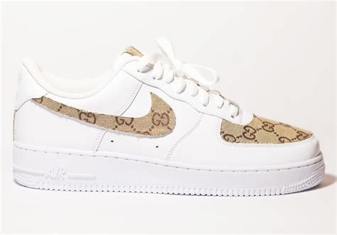 Gucci Nike Air Force 1s Custom handmade Edition | Air force one shoes ...