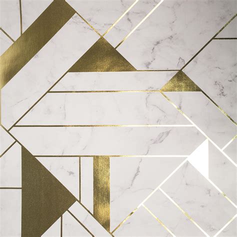 White Gold Marble Geometric (#2869811) - HD Wallpaper & Backgrounds ...