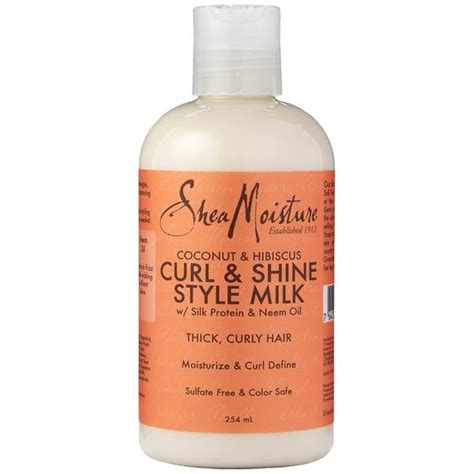 Shea Moisture Coconut & Hibiscus Curl & Style Milk 254ml - LOOKFANTASTIC