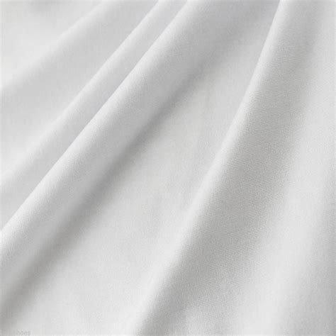 Plain White 100% Cotton Fabric Material Extra Wide 280cm per