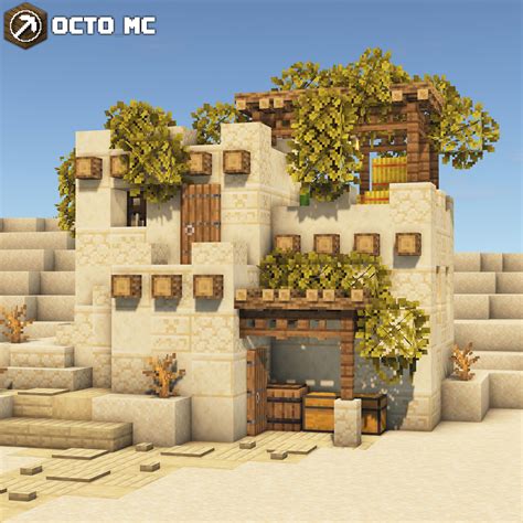 Desert Base in Minecraft | Minecraft architecture, Minecraft houses ...