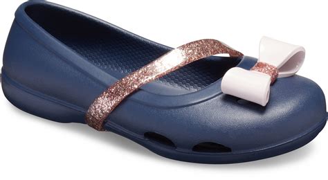 Crocs - Crocs Girls' Junior Lina Charm Flat (Ages 7+) - Walmart.com ...