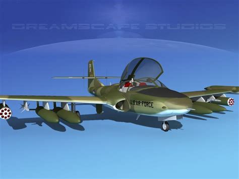 3D model Cessna A-37B Dragonfly V02 USAF | CGTrader