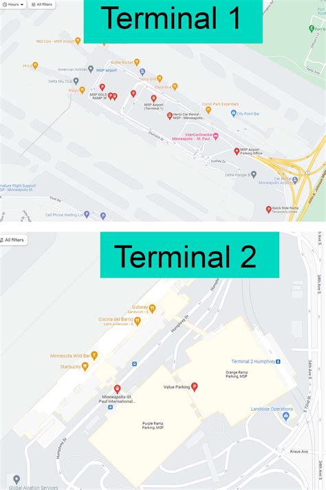 Parking at the Minneapolis-Saint Paul International Airport MSP