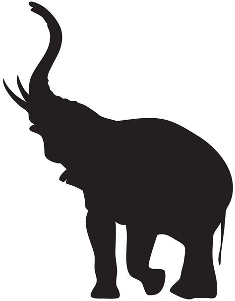 African elephant Silhouette Clip art - elephant png download - 6252* ...