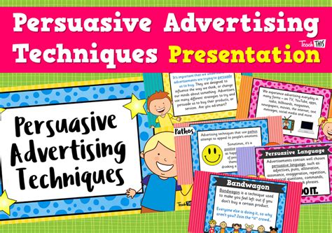 Persuasive Advertising Techniques - Presentation :: Teacher Resources ...