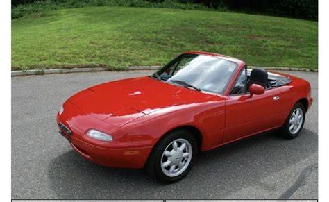 1991 Mazda Miata Convertible Red RWD Manual for sale - Mazda Miata 1991 ...