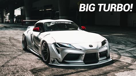 CRAZY WIDEBODY MK5 SUPRA GETS UPGRADED TURBO!!! (TOO LOUD!) - YouTube