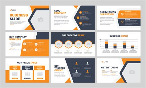 Business presentation slide design. Use for Creative keynote ...