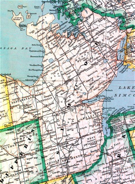 The Changing Shape of Ontario: County of Simcoe