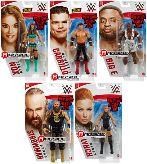 WWE Series 115 Toy Wrestling Action Figures by Mattel! This set ...