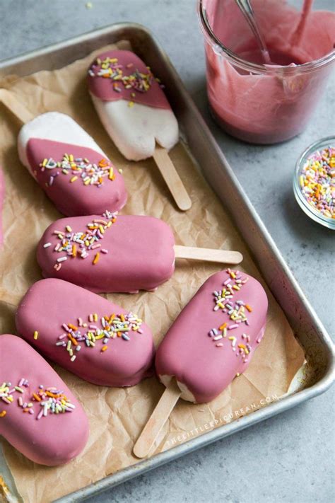 Ruby Chocolate Strawberry Swirl Ice Cream Bars Recipe | The Feedfeed