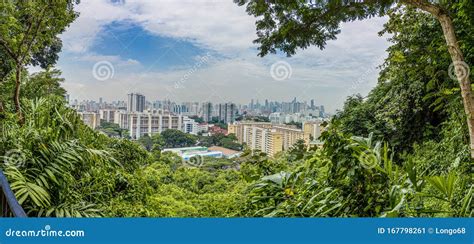 View on Singapore Skyline from Mount Faber Park during Daytime Stock ...