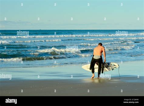 Papamoa Beach, Papamoa, New Zealand – July 07, 2019: an unidentified ...