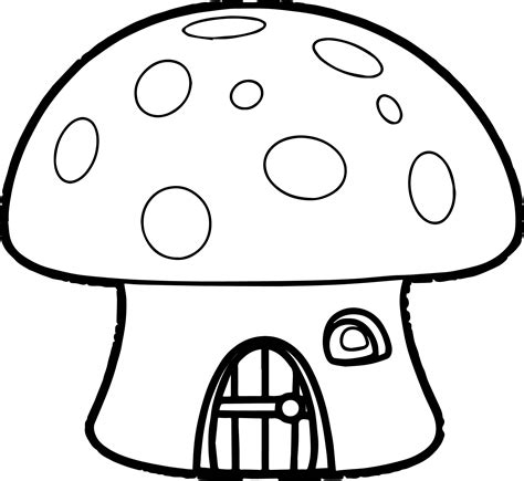 Mushroom House Drawing at GetDrawings | Free download