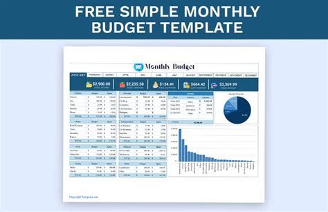 Free Budget Spreadsheet - Google Sheets, Excel | Template.net